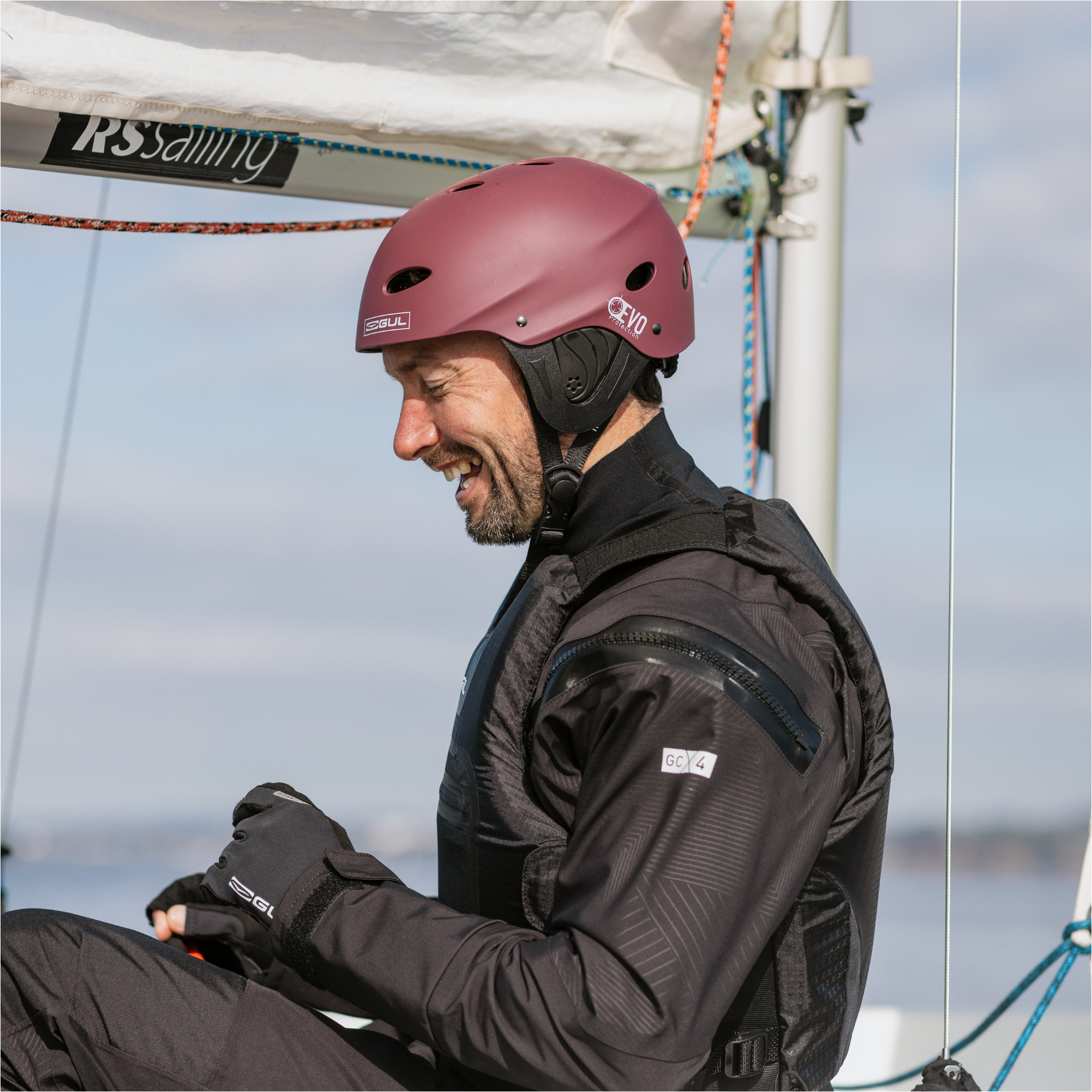 2025 Gul Evo Watersports Helmet AC0104 - Red